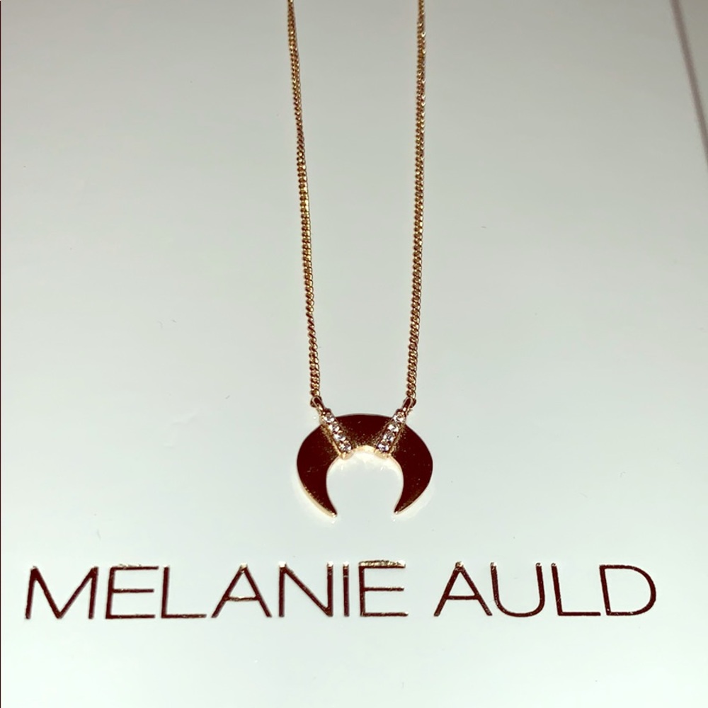 Melanie Auld Mini Double Tusk Gold Necklace